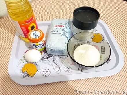 Приготовление рецепта Панкейки из яблочного пюре шаг 1