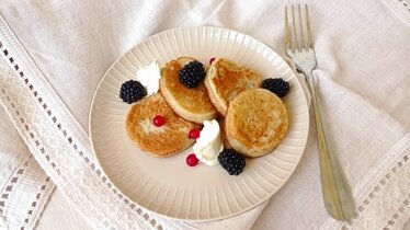 Рецепт Панкейки из яблочного пюре