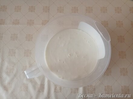 Приготовление рецепта Пирог зебра на манке шаг 3