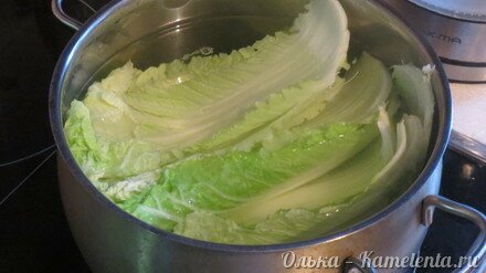 Приготовление рецепта Голубцы из пекинской капусты шаг 5