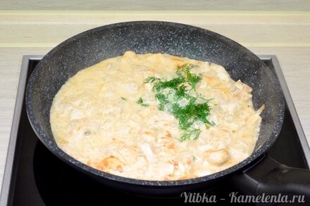 Приготовление рецепта Куриное филе в сметанном соусе шаг 6