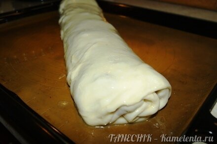 Приготовление рецепта Вишневый штрудель шаг 11