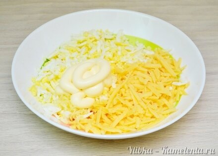 Приготовление рецепта Рулетики из ветчины и сыра шаг 4