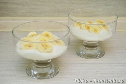 Приготовление рецепта Творожно-банановый десерт шаг 6