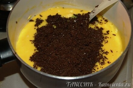 Приготовление рецепта Шоколадно-малиновый десерт шаг 7