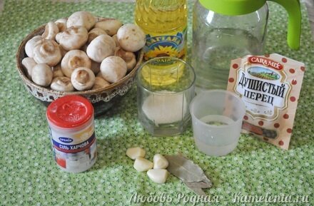 Приготовление рецепта Маринованные шампиньоны шаг 1
