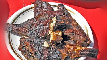 Рецепт Копченый морской окунь