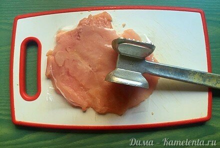 Приготовление рецепта &quot;Cordon bleu&quot; (Кордон блю) шаг 3