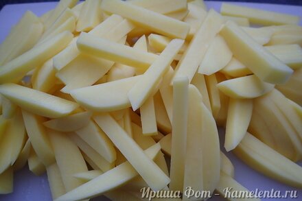 Приготовление рецепта Жареные лисички с картофелем шаг 5