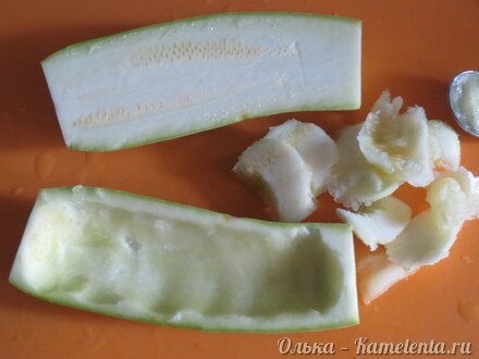 Приготовление рецепта Кабачки с мясной начинкой запеченные в духовке шаг 2