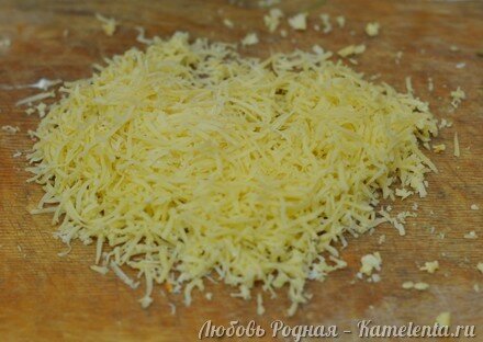 Приготовление рецепта Салат в тарталетках с печенью трески шаг 7