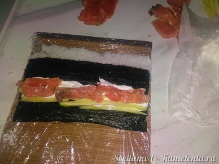 Приготовление рецепта Ролл Филадельфия шаг 14