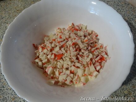 Приготовление рецепта Рыбные котлеты с крабовыми палочками шаг 6