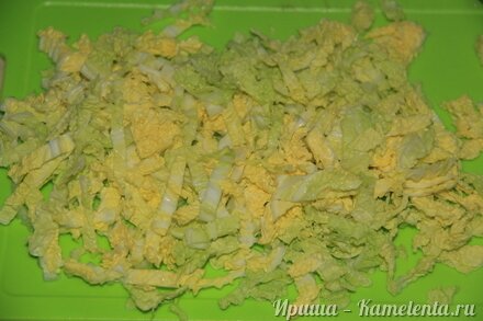 Приготовление рецепта Салат &quot;Пекинская нежность&quot; шаг 4