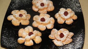 Хворост "Зимние цветы"