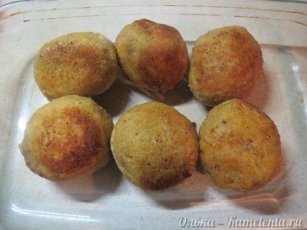 Приготовление рецепта Куриные зразы с яйцом и луком и &quot;Шотландское яйцо&quot; шаг 16