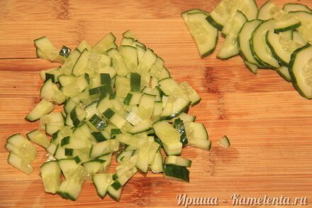 Приготовление рецепта Салат с пекинской капустой и грецким орехом шаг 3