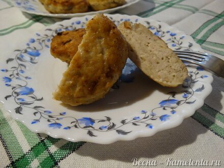 Приготовление рецепта Куриные биточки с овсяными хлопьями шаг 9