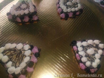 Приготовление рецепта Шоколадная валентинка шаг 8