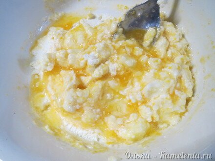 Приготовление рецепта Творожные булочки &quot;Зайчики&quot; шаг 3