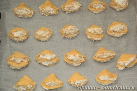 Приготовление рецепта Песочное печенье с безе &quot;Ракушки&quot; шаг 13