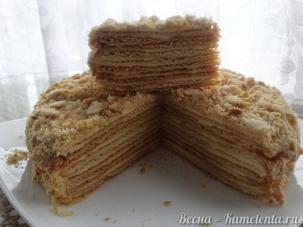 Приготовление рецепта Домашний торт &quot;медовик&quot; шаг 26