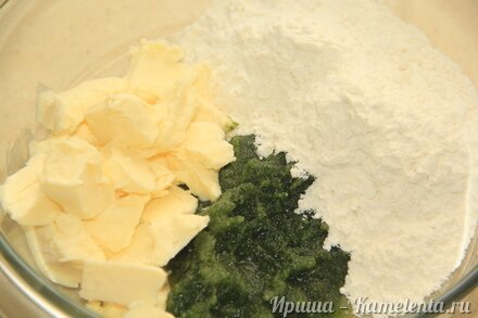 Приготовление рецепта Мятное печенье шаг 3