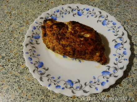 Приготовление рецепта Куриная грудка с соусом из сиртаки шаг 7