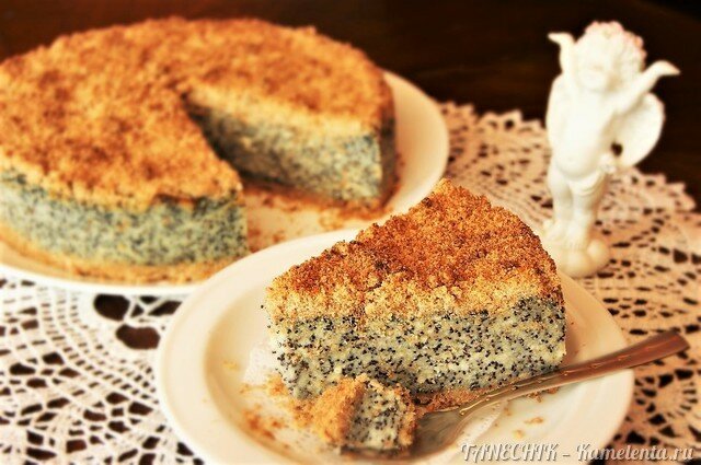 Рецепт макового творожника