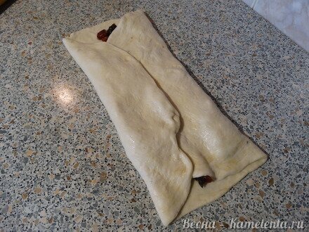 Приготовление рецепта Дрожжевой хлеб с вялеными томатами шаг 14