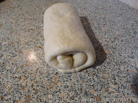 Приготовление рецепта Дрожжевой хлеб с вялеными томатами шаг 16